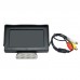 Car Reverse Camera Monitor 4.3" TFT LCD Screen DVD VCR CCTV RearView Invigilator