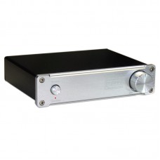 Digital High Power HiFi Indeed Audiophile Quality Class D TDA7498E 160WX2 Stereo Amplifier Silver Panel