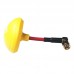 MOY 5.8G FPV Ominidirectional Mushroom Antenna for Tx/RX SMA Yellow L-Shape Inner Hole