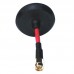 MOY 5.8G FPV Ominidirectional Mushroom Antenna for Tx/RX SMA Black Straight Type Inner Hole for Multicopter