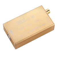 ZHILAI H2 USB DAC Decoder PC External Sound Card to 3.5 Digital Optical Coaxial Output for Audio Equipment Amplifiers Light Yellow