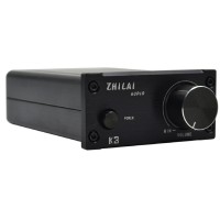 ZHILAI K3 TPA3118 DC12V Aluminum Digital HIFI T-Amp Mini Stereo Amplifier Pro Audio Equipment Black