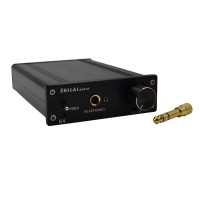 ZHI LAI K4 Digital HiFi Amplifier Desktop Power Stereo Amplifier High-Power Headphone Amp with Power Supply Black