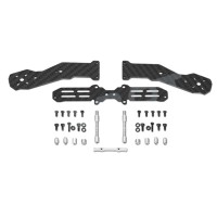 Tarot TL250H 4-Axis Quadcopter Spare Part Half-Carbon Fiber Multicopter Front Arm 1 Set TL250F1