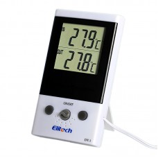 NEW DT-1 Dual Temperature Precision with Probe Outdoor Digital Thermometer Aquarium Home Electronics with Probe