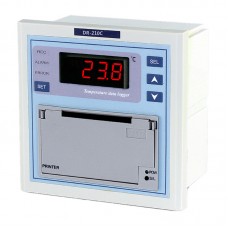 Jingchuang Dual Channel Temperature and Humidity Recorder DR-210C Transport Thermometer Records Over Temperature Alarm