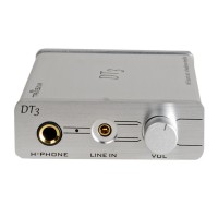 Trasam DT3 High Performance Hifi Independent External USB (96KHz/24Bit) Sound Card Earphone Amplifier Digital Audio Decoder 150mW White