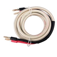 NEW Audio Quest FLX-14/2 Speaker Wire 1.9 Meters HIFI One Pair of Gold-Plated Plug for Amplifier Audio