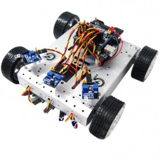 AS-4WDInfrared Obstacle Avoidance Smart Mobile Robotic Platform Robot Racing for Arduino DIY