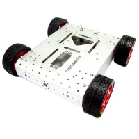 AS-4WD DIY Aluminum Alloy Mobile Robotic Platform Atarduino UNO R3 32 Servo Controller Robot