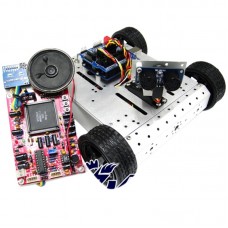 AS-4WD Aluminium Alloy voice Recognition Robot Smart Mobile Robotic Platform for DIY Arduino