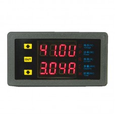 Multifunction Dual Display Digital Voltmeter Voltage Meter Electric Vehicle Power Meter Module DC Digital Ammeter 7520P