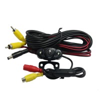 Waterproof DC12V 2 LED Color CMOS CCD Auto Car Rear View Camera for Security Backup Parking