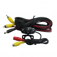 Waterproof DC12V 2 LED Color CMOS CCD Auto Car Rear View Camera for Security Backup Parking