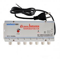 SB-1020K6 6 Way CATV Signal Amplifier Cable TV Signal Amplifier Splitter Booster CATV 20DB