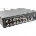 SB-104VA 4 Way 1 Input 4 Output Video Audio Amp Spliter RCA Connector AV Splitter