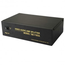 Seebest SB-116VA 1 Input 16 Output AV Amplifier 16 Load Video Audio Distribution Amplifier AV Splitter