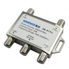 SB-41SA 4x1 Satellite Signal Switch DiSEqC Swith Converter Satellite LNB Switcher 2-Pack