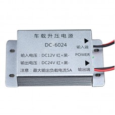 DC-DC12V to 24V 5A 120W Aluminum Case Boost Power Module Booster Power Converter for Car