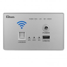 150M Wall Embedded Router 118 AP 3G Weirless WIFI Computer USB Charging Socket Panel
