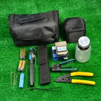 Fiber Optic FTTH Tool Kit with FC-6S Fiber Cleaver and Optical Power Meter Bag Kit