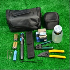 Fiber Optic FTTH Tool Kit with FC-6S Fiber Cleaver and Optical Power Meter Bag Kit