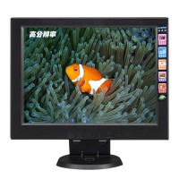 Anmite 10inch 1024x768 4:3 LCD Computer Display Screen TN Panel LCD Monitor Black