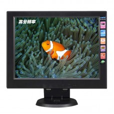 Anmite 10inch 1024x768 4:3 LCD Computer Display Screen TN Panel LCD Monitor Black