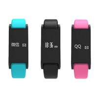 I6 0.4inch OLED Gesture Countrol Smart Bracelet Call ID Display Pulseira Vibration Alarm Clock Watches Fitness Tracker Wristband