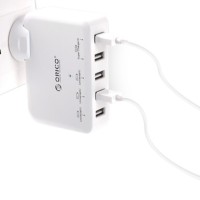 ORICO DCAP-5U 40W 5 Port Smart USB Wall Charger with 2x5V2.4A Super Charger and 3x5V1A for Phone Tablet PC