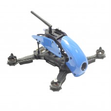 Carbon Fiber 4-Axis Frame Robocat B270 270mm Racing Mini Quadcopter Frame with Hood Cover for FPV Blue