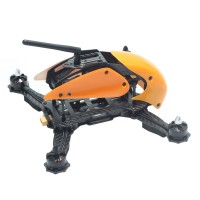 Carbon Fiber 4-Axis Frame Robocat B270 270mm Racing Mini Quadcopter Frame with Hood Cover for FPV Orange