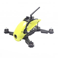 Carbon Fiber 4-Axis Frame Robocat B270 270mm Racing Mini Quadcopter Frame with Hood Cover for FPV Yellow