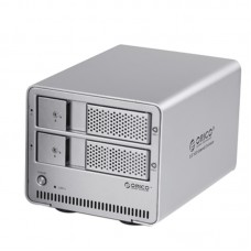 ORICO 9528U3 Aluminum 2Bay 3.5inch SATA Hard Disk Drive USB 3.0 External HDD Enclosure Array Box