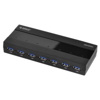 ORICO H727RK-U3-BK ABS 7 Ports 3.0 USB HUB with 12V 2.5A Power Adapter for Computer