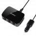 ORICO MP-4U3S 3-Port Car Cigarette Lighter Charger 4-port USB Charging with Switch