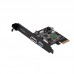 ORICO PNU3539-U3E USB3.0+eSATA Ultra High Speed PCI-E Expansion Card for Desktop Computer