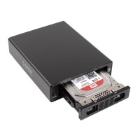 ORICO 3519SUS3-BK Aluminum USB 3.0 eSATA External 3.5 Hard Drive Enclosure Docking Station - Black