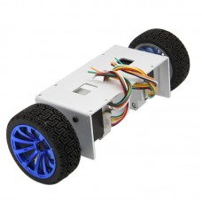 Aluminium Alloy Self-Balancing 2WD Smart Motor Car Chassis Balance Base 42 Stepper Motor