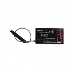 RadioLink R9D 2.4G 9CH DSSS Receiver for RadioLink AT9 AT10 Transmitter RC Helicopter Multirotor Support S-BUS