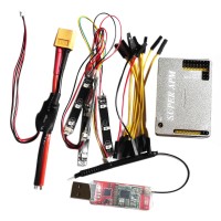 FPV APM2.8 Flight Control with Aluminum Case Integrated OSD 3DR LED XT50 915MH for Multicopter