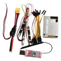 FPV APM2.8 Flight Control with Aluminum Case Integrated OSD 3DR LED XT50 433MH for Multicopter