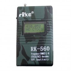 RK560 50MHz-2.4GHz Portable Handheld Frequency Counter DCS CTCSS Radio Testing Frequency Meter