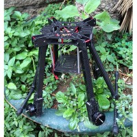 MX580 4-Axis Quadcopter Folding Frame for DIY with High Tripod Hood Airplane Multicopter