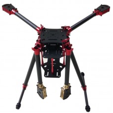 L450 Aluminum Alloy Carbon Fiber Folding Umbraller Quadcopter Frame for Flight Control Multicopter