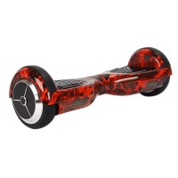 New Mini Smart Self Balancing Electric Unicycle Scooter Skateboard 2 Wheels w/Bluetooth Speaker-Flame Red