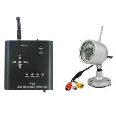 DC5V-12V 2.4GHZ Wireless DVR & Wireless CMSO Camera Kit WVR6100 with SD Card DVR