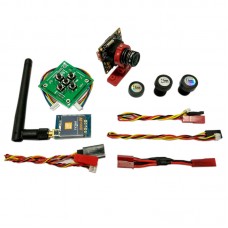 Micro HD Digital AL CCD Video Camera 40CH MINI 600mW AV Transmitter OSD Kit for FPV Multicopter