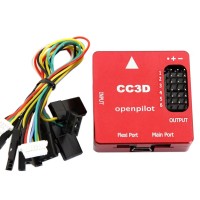 CC3D Openpilot Open Source Flight Controller CNC Metal Protective Case Processor for RC Multicopter