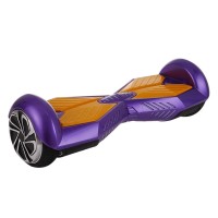 Self Standing Balancing Scooter 20Km Electric 2-Wheel Smart Drifting Board Skateboard Scooter-Purple